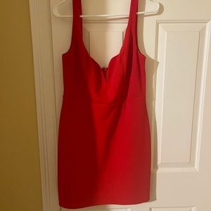 This is a red dress from express in size 12. Only worn it one time in my life !